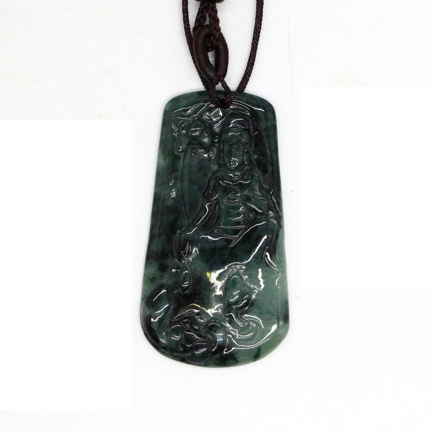 Type A Jadeite Jade Guanyin Pendants Series pe10004 - Jade-collector.com