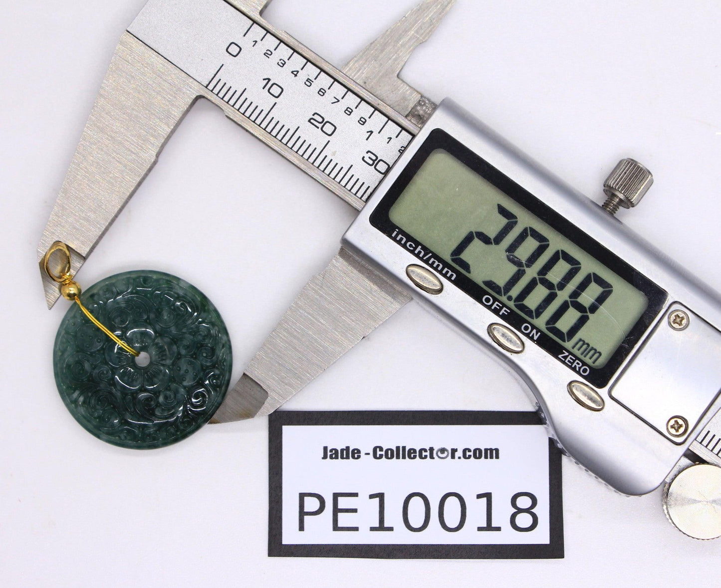 Type A Jadeite Jade Pendants Disc Series pe10018