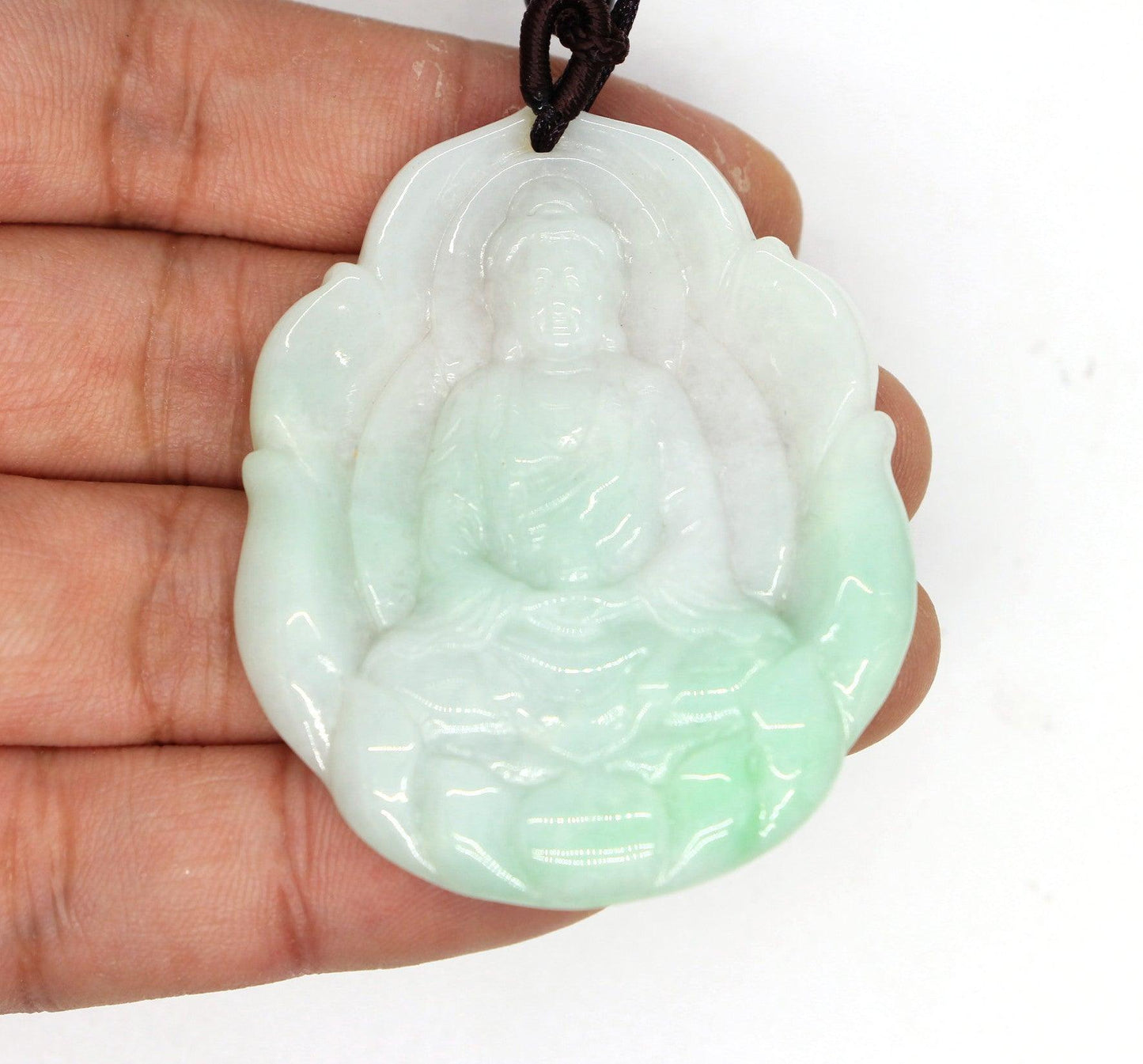 Type A Jadeite Jade Pendants Buddha Series pe10009 - Jade-collector.com
