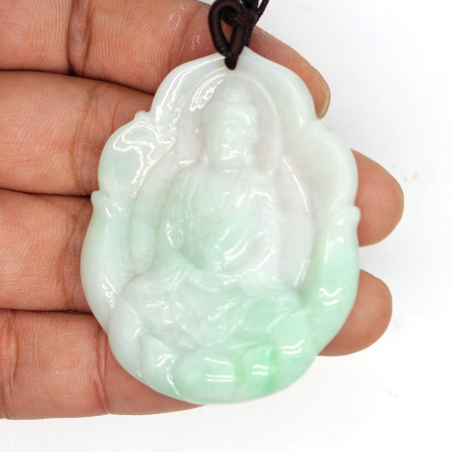 Type A Jadeite Jade Pendants Buddha Series pe10009 - Jade-collector.com