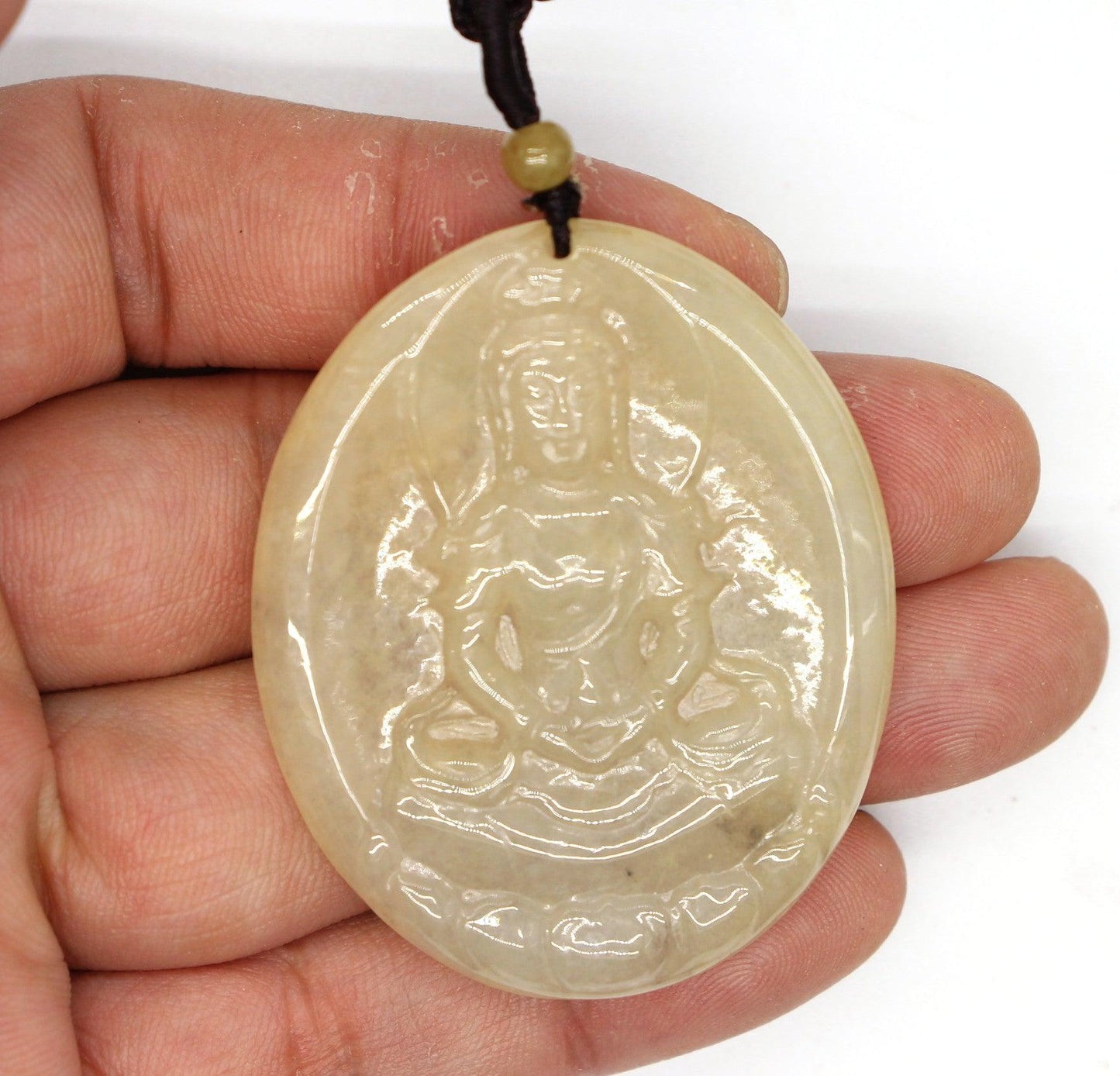 Type A Jadeite Jade Guanyin Pendants Series pe10048 - Jade-collector.com
