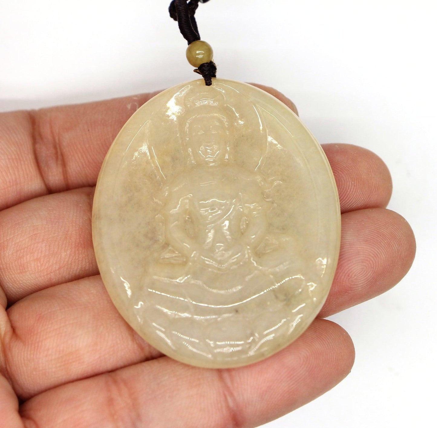 Type A Jadeite Jade Guanyin Pendants Series pe10048 - Jade-collector.com