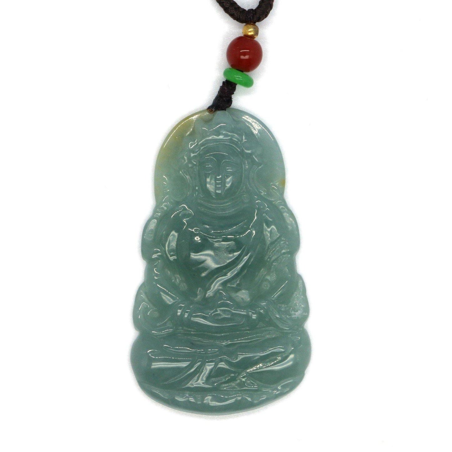 A Grade Jadeite Jade Pendants Guanyin Series 天然緬甸玉A貨翡翠觀音吊墜系列 GY0026 - Jade-collector.com