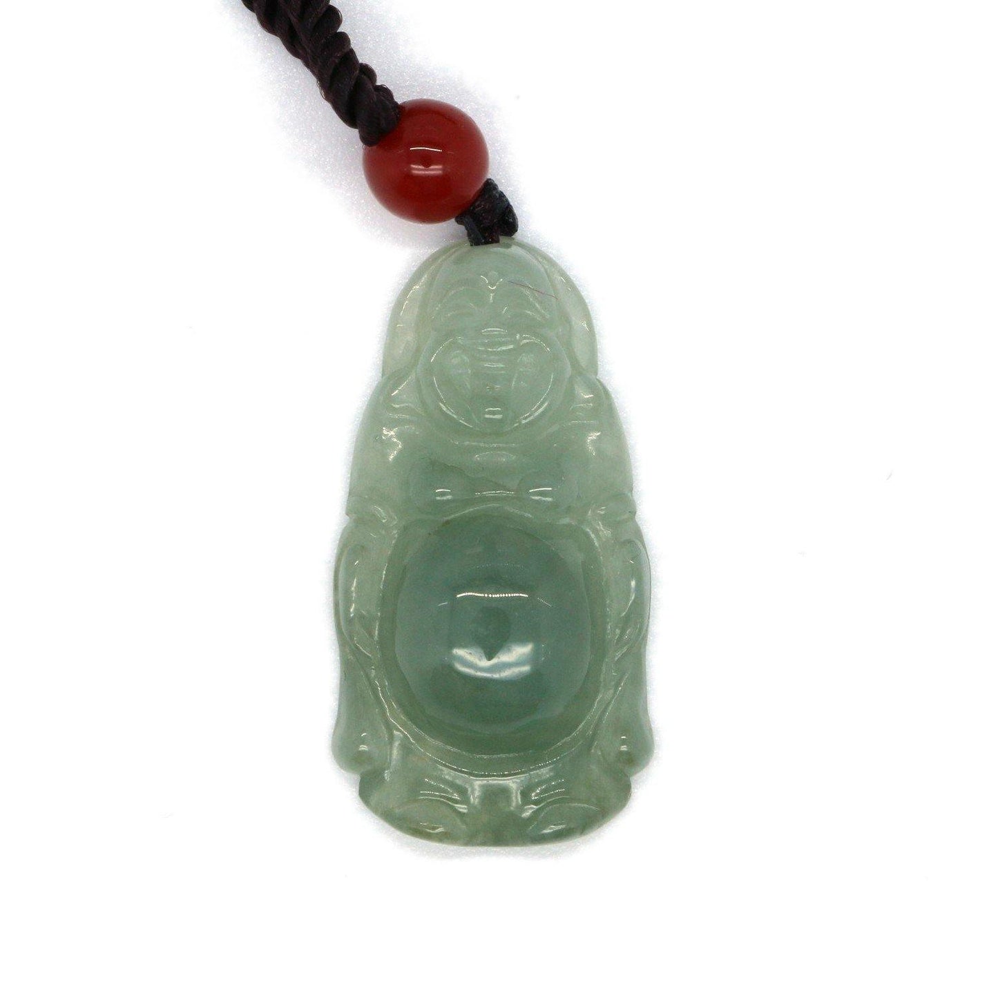 A Grade Jadeite Jade Pendants Budai Series 天然緬甸玉A貨翡翠佛公吊墜系列 BD0018 - Jade-collector.com
