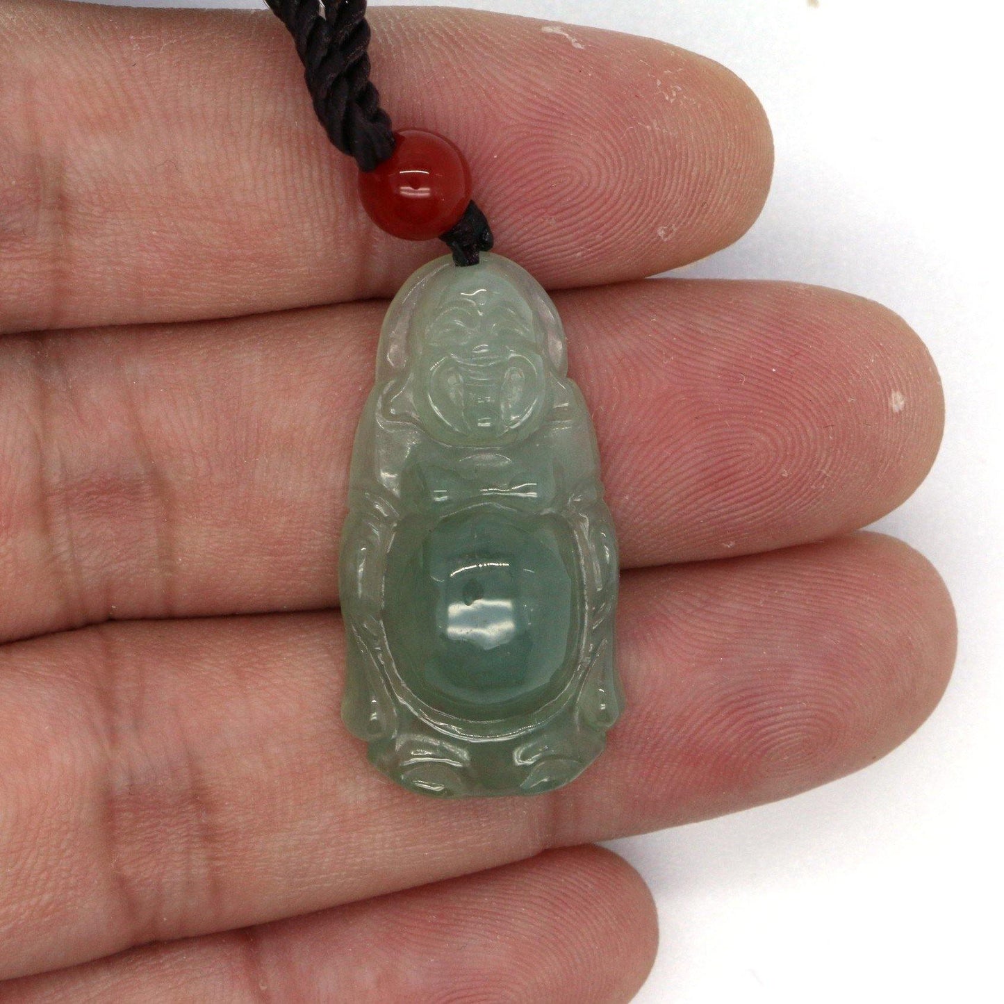 A Grade Jadeite Jade Pendants Budai Series 天然緬甸玉A貨翡翠佛公吊墜系列 BD0018 - Jade-collector.com