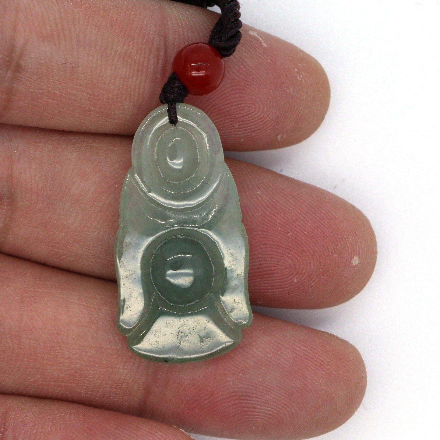 A Grade Jadeite Jade Pendants Budai Series 天然緬甸玉A貨翡翠佛公吊墜系列 BD0018 - Jade-collector.com
