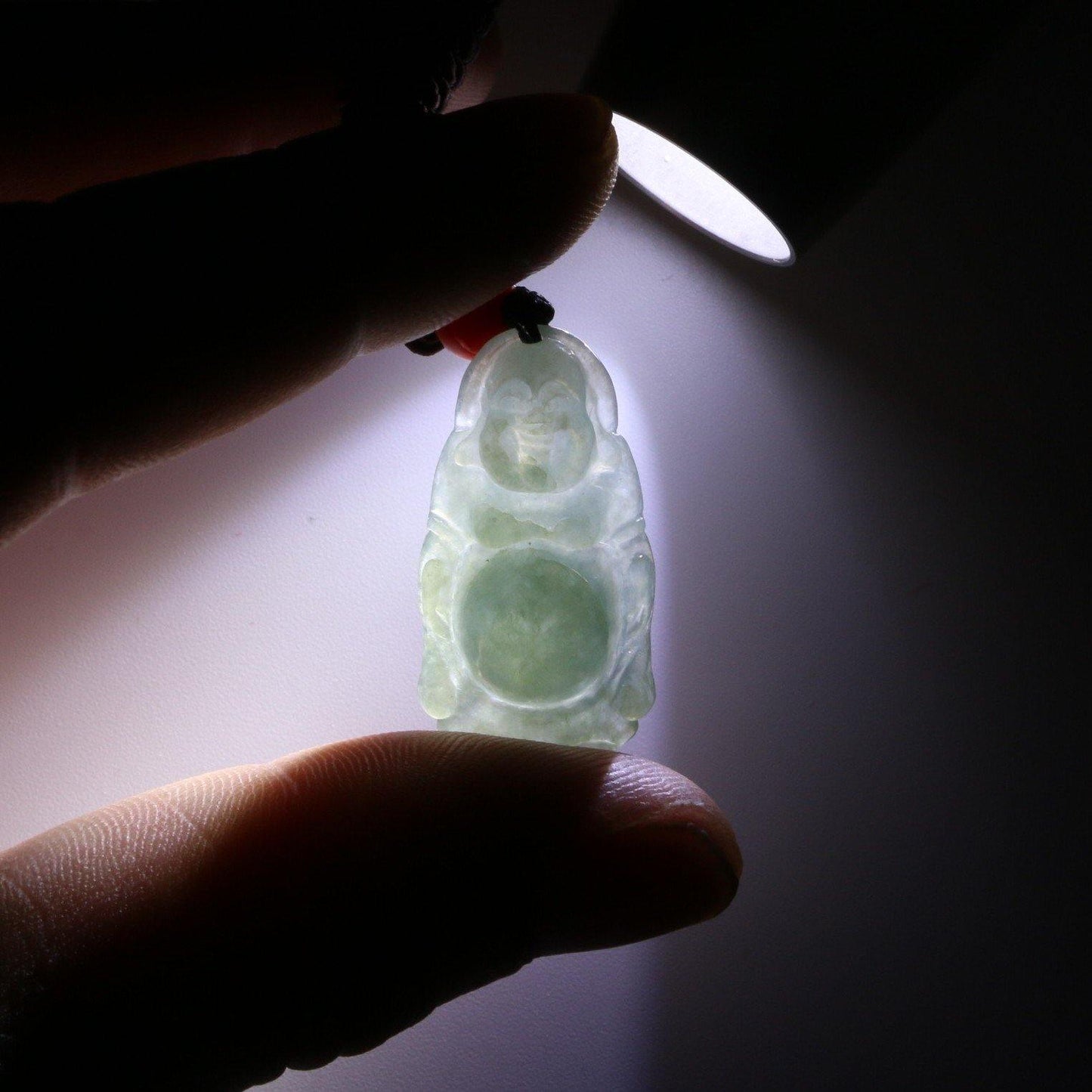 A Grade Jadeite Jade Pendants Budai Series 天然緬甸玉A貨翡翠佛公吊墜系列 BD0018 - Jade-collector.com