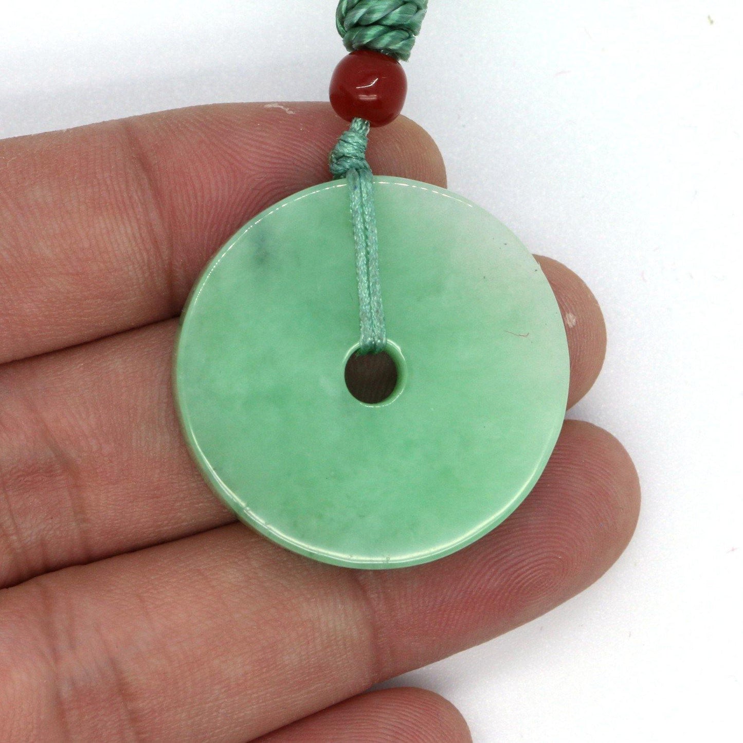 A Grade Jadeite Jade Pendants Disc Series 天然緬甸玉A貨翡翠平安扣吊墜系列 DS0018 - Jade-collector.com