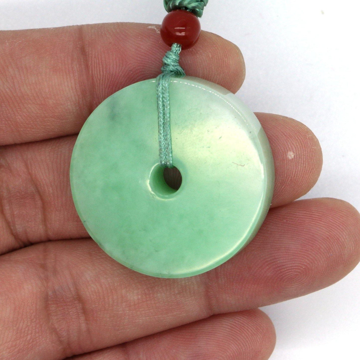 A Grade Jadeite Jade Pendants Disc Series 天然緬甸玉A貨翡翠平安扣吊墜系列 DS0018 - Jade-collector.com