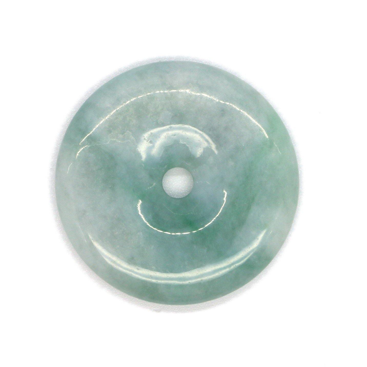 A Grade Jadeite Jade Pendants Disc Series 天然緬甸玉A貨翡翠平安扣吊墜系列 DS0019 - Jade-collector.com