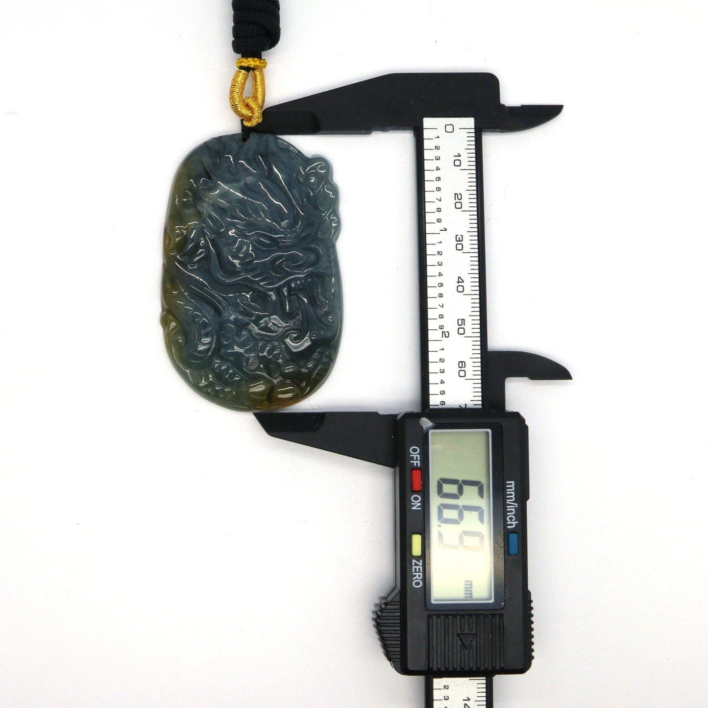 A Grade Jadeite Jade Pendants Dragon Series 天然緬甸玉A貨翡翠龍牌吊墜系列 DG0024 - Jade-collector.com
