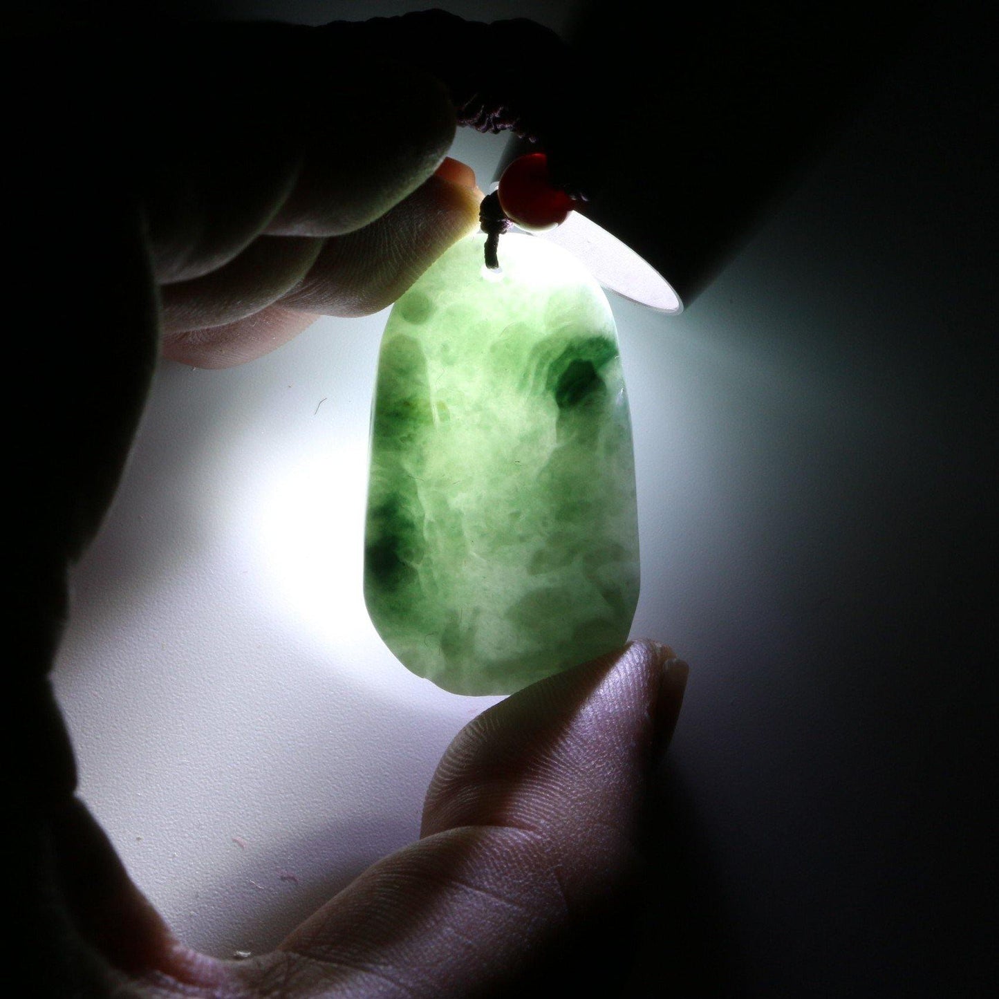 A Grade Jadeite Jade Pendants Landscape Series 天然緬甸玉A貨翡翠山水牌吊墜系列 LS0027 - Jade-collector.com