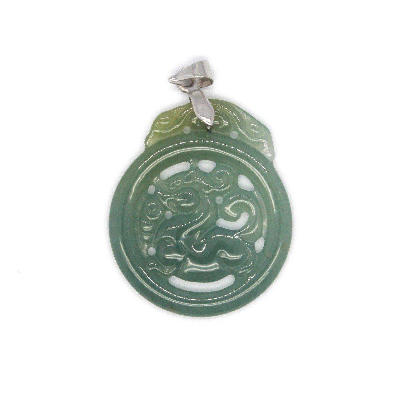 A Grade Jadeite Jade Pendants Dragon Series 天然緬甸玉A貨翡翠龍牌吊墜系列 B08RBX6CX4 - Jade-collector.com