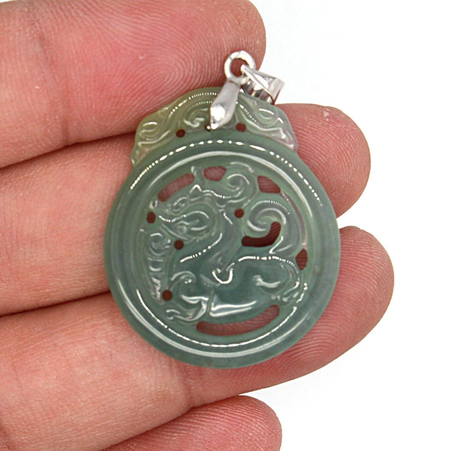 A Grade Jadeite Jade Pendants Dragon Series 天然緬甸玉A貨翡翠龍牌吊墜系列 B08RBX6CX4 - Jade-collector.com