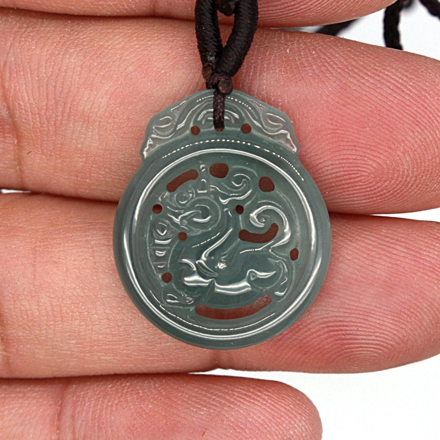 A Grade Jadeite Jade Pendants Dragon Series 天然緬甸玉A貨翡翠龍牌吊墜系列 B08RBX6CX4 - Jade-collector.com