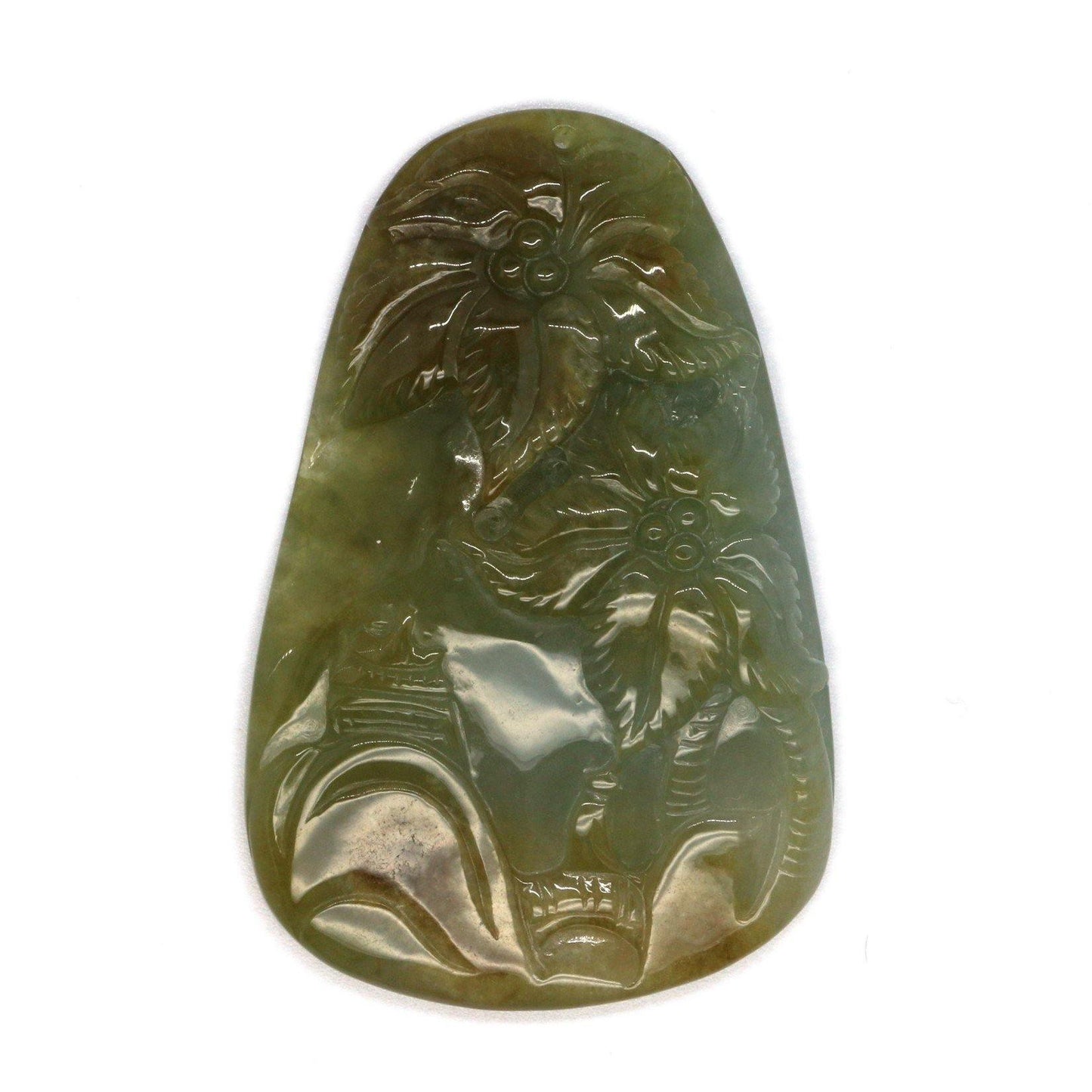 A Grade Jadeite Jade Pendants Landscape Series 天然緬甸玉A貨翡翠山水牌吊墜系列 LS0029 - Jade-collector.com