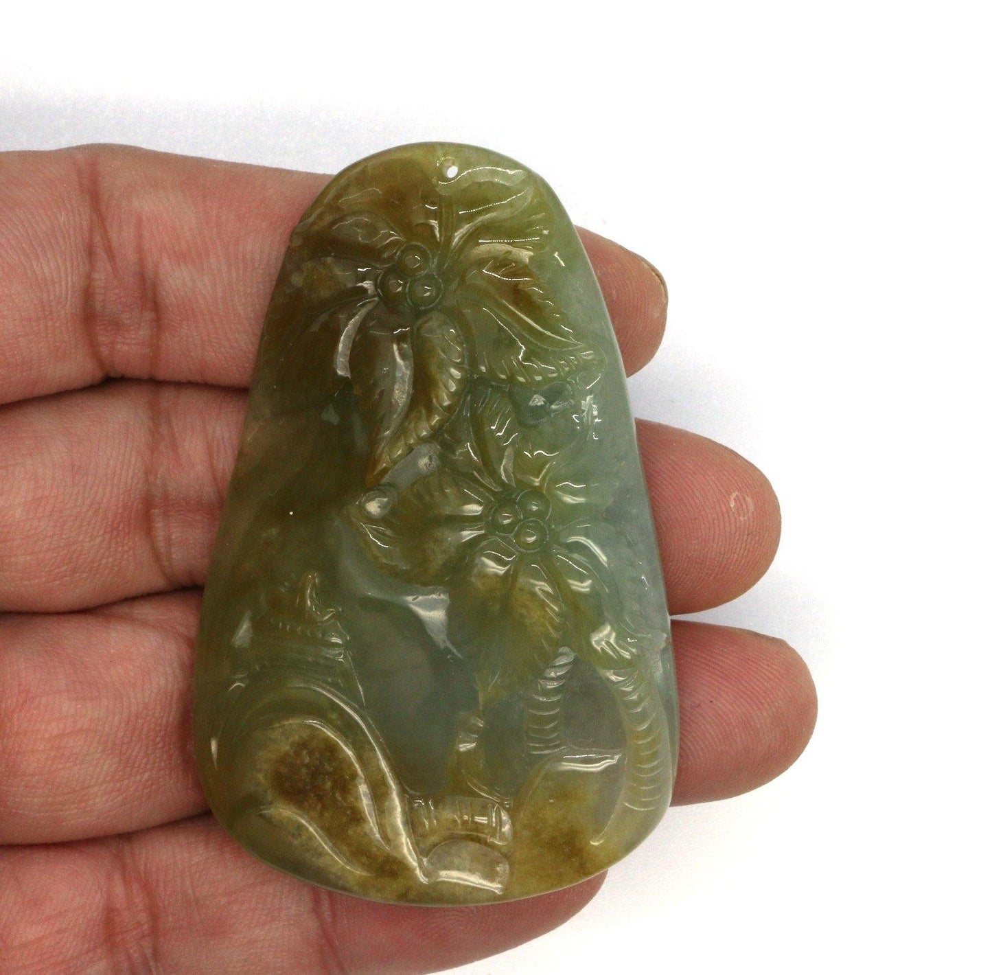 A Grade Jadeite Jade Pendants Landscape Series 天然緬甸玉A貨翡翠山水牌吊墜系列 LS0029 - Jade-collector.com