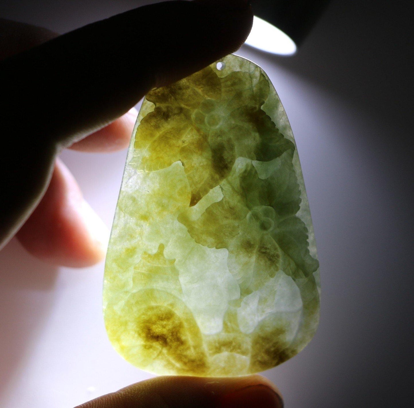 A Grade Jadeite Jade Pendants Landscape Series 天然緬甸玉A貨翡翠山水牌吊墜系列 LS0029 - Jade-collector.com