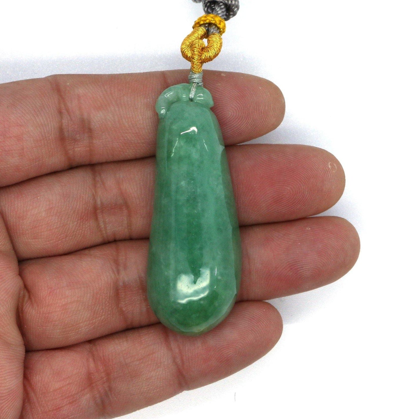 A Grade Jadeite Jade Pendants Drop Series 天然緬甸玉A貨翡翠水点系列 Do0019 - Jade-collector.com