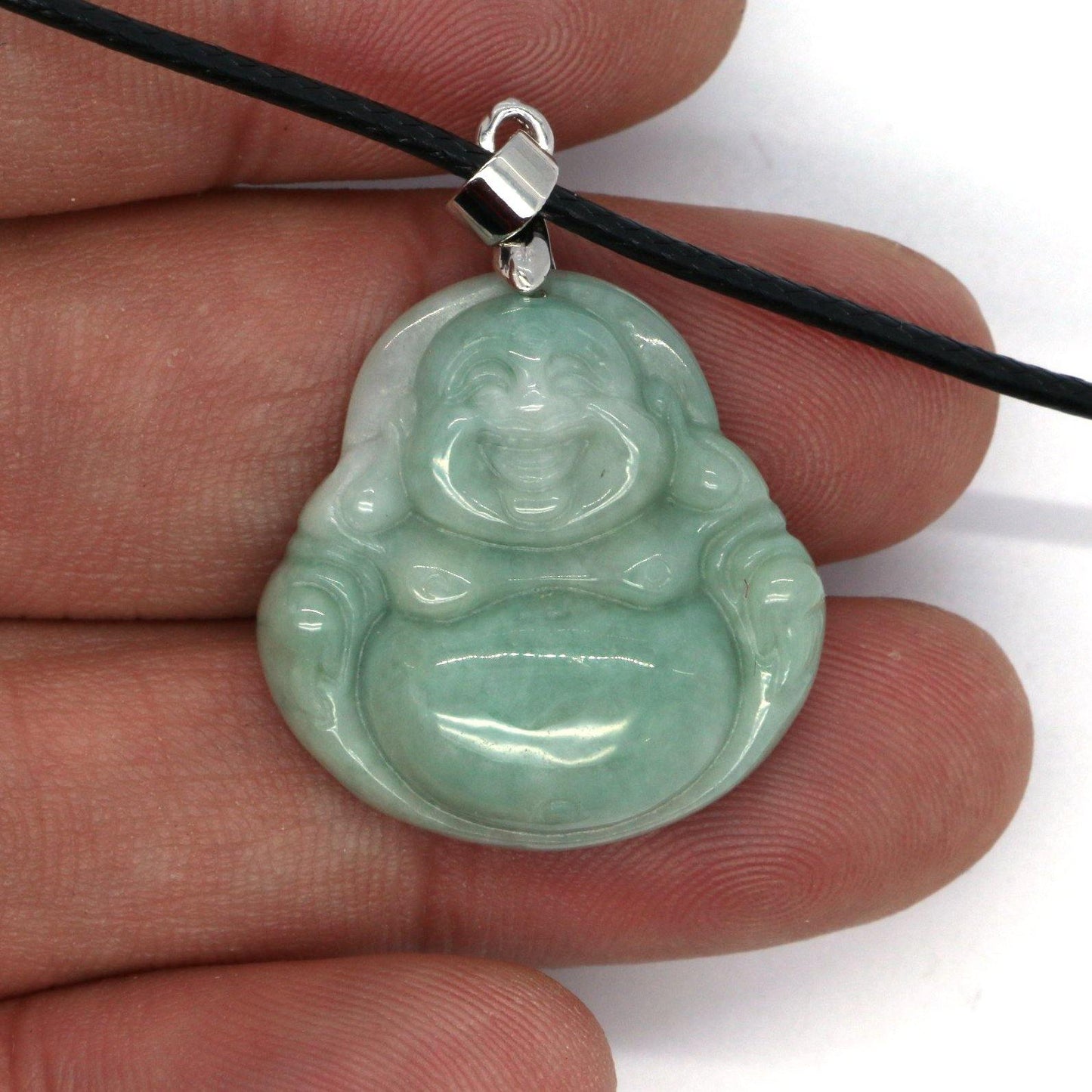 A Grade Jadeite Jade Pendants Budai Series 天然緬甸玉A貨翡翠佛公吊墜系列 - Jade-collector.com