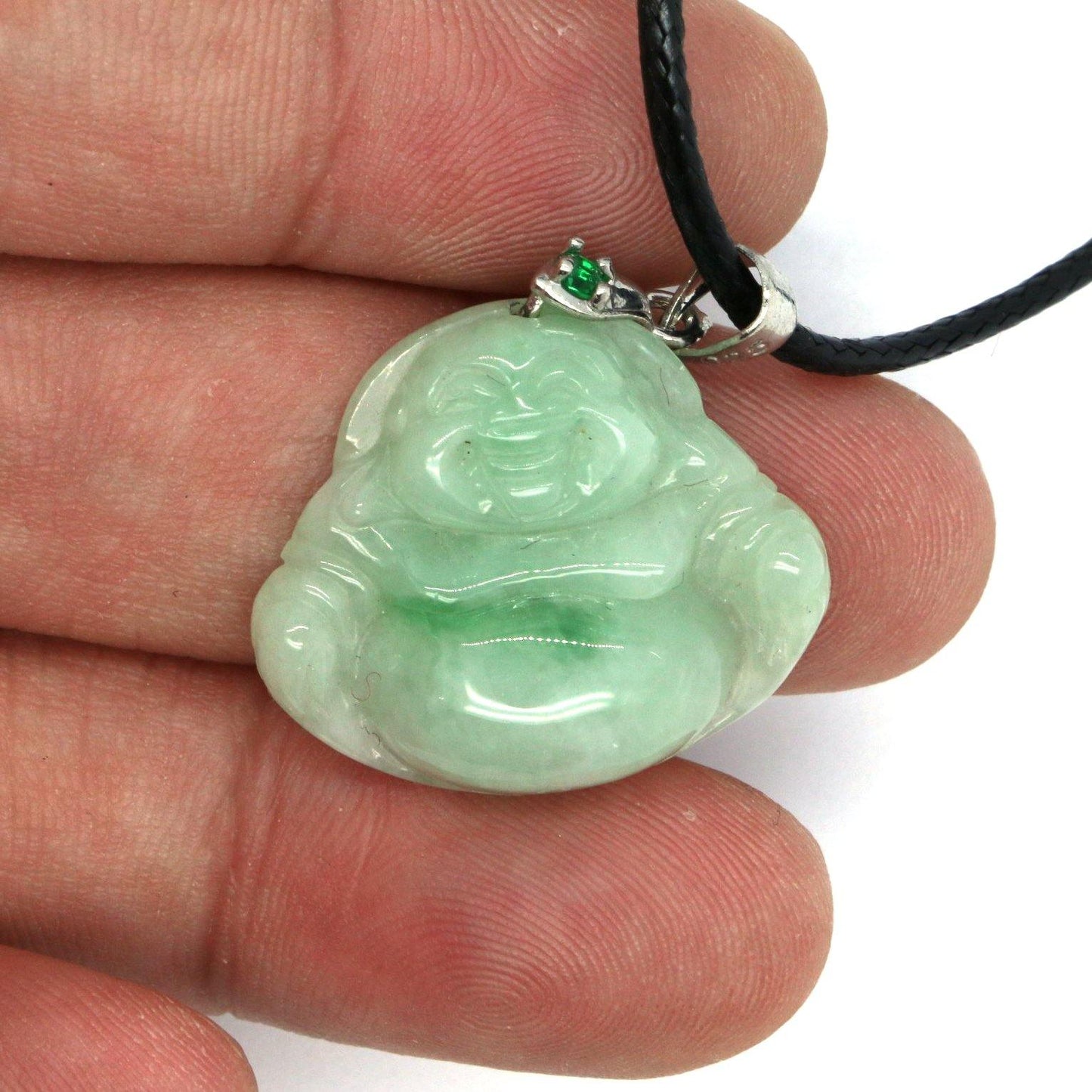 A Grade Jadeite Jade Pendants Budai Series 天然緬甸玉A貨翡翠佛公吊墜系列 - Jade-collector.com