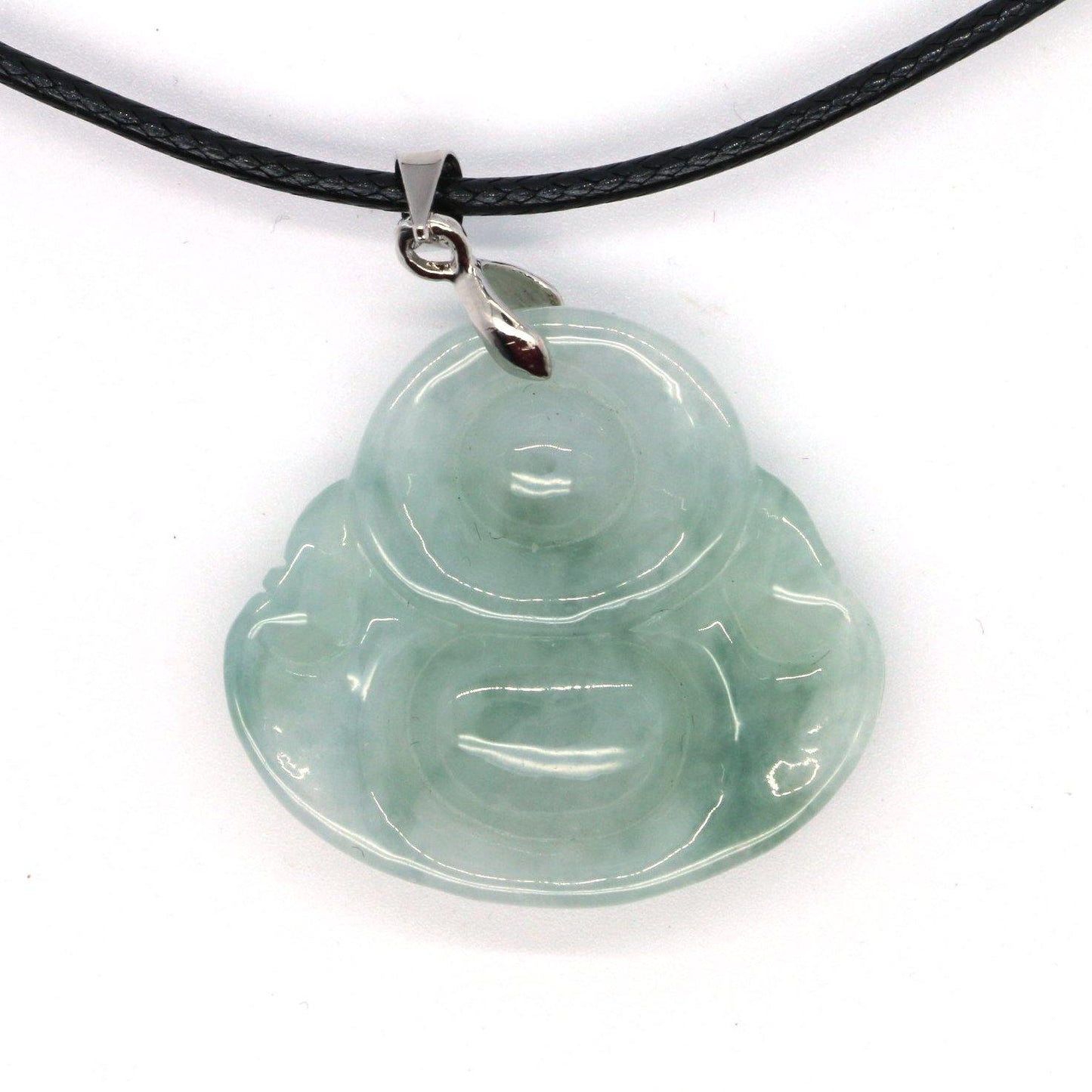 A Grade Jadeite Jade Pendants Budai Series 天然緬甸玉A貨翡翠佛公吊墜系列 - Jade-collector.com