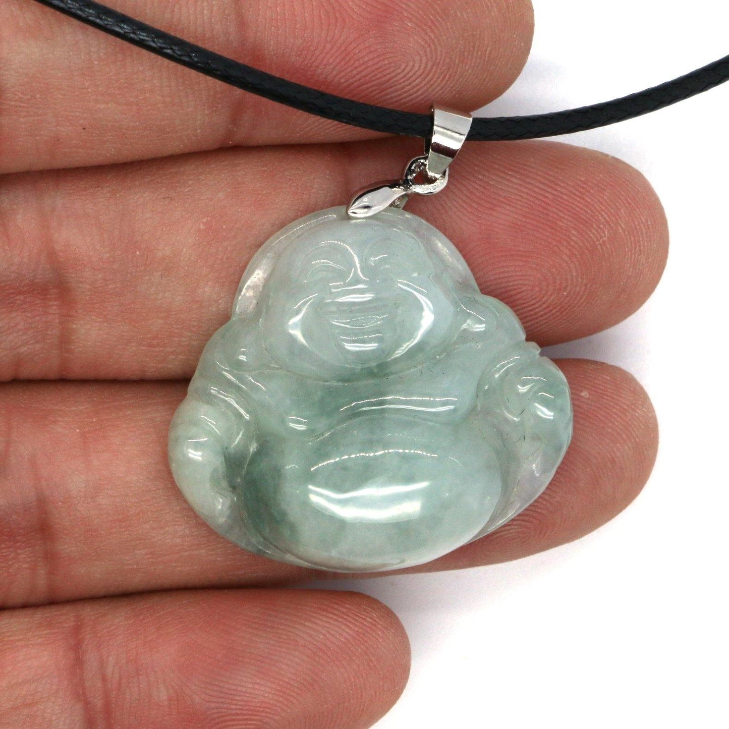 A Grade Jadeite Jade Pendants Budai Series 天然緬甸玉A貨翡翠佛公吊墜系列 - Jade-collector.com