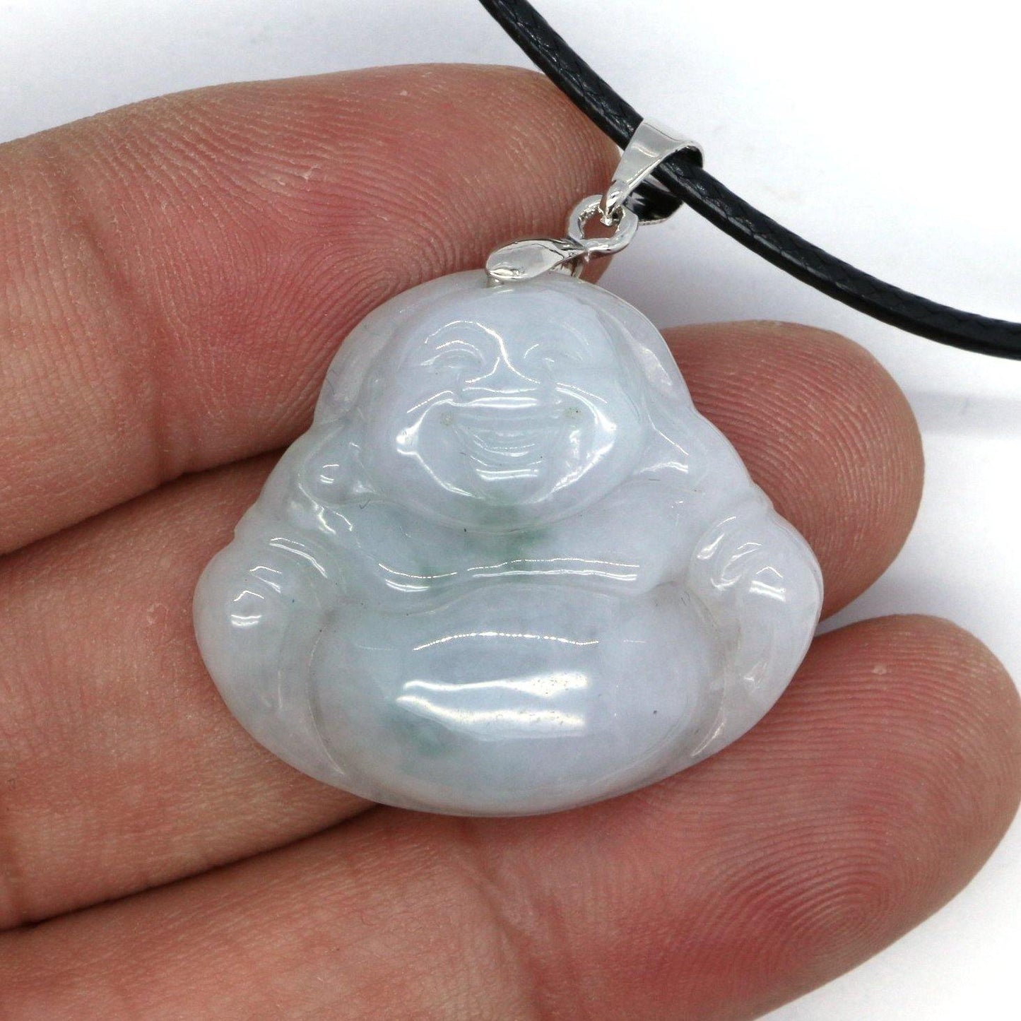 A Grade Jadeite Jade Pendants Budai Series 天然緬甸玉A貨翡翠佛公吊墜系列 - Jade-collector.com