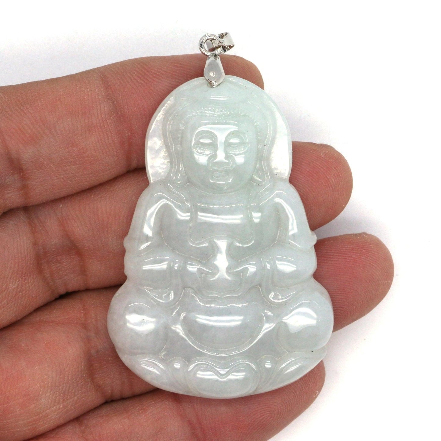 Type A Jadeite Jade Guanyin Pendants Series - Jade-collector.com