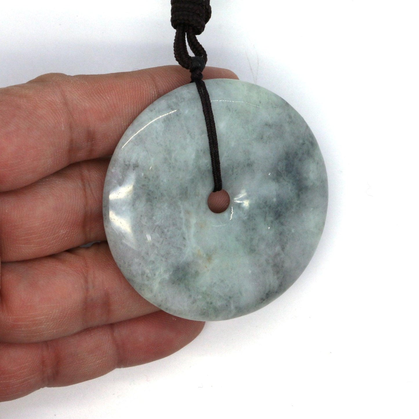 Type A Jadeite Jade Pendants Disc Series - Jade-collector.com