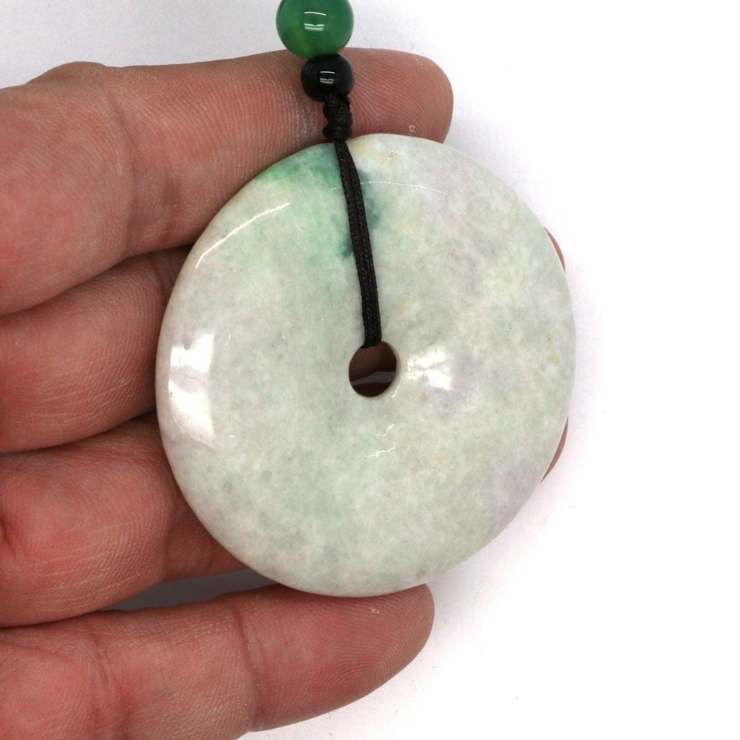 Type A Jadeite Jade Pendants Disc Series - Jade-collector.com
