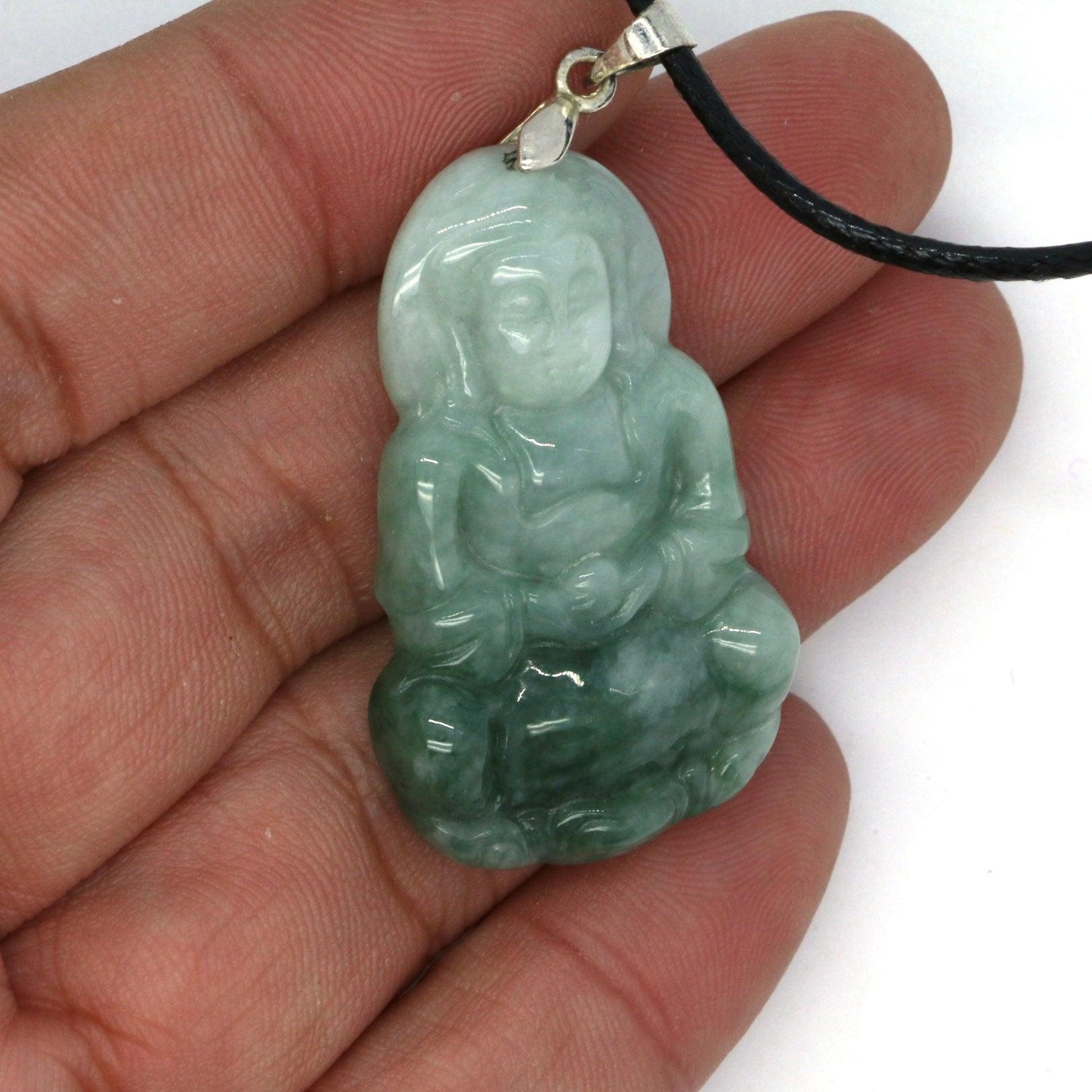 Type A Jadeite Jade Guanyin Pendants Series - Jade-collector.com