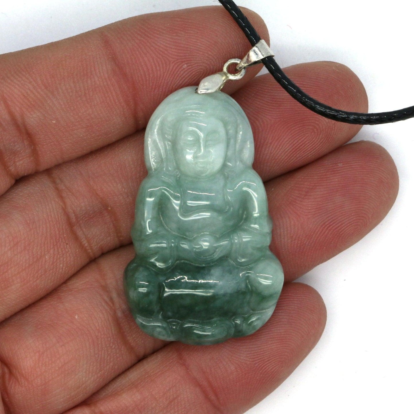 Type A Jadeite Jade Guanyin Pendants Series - Jade-collector.com
