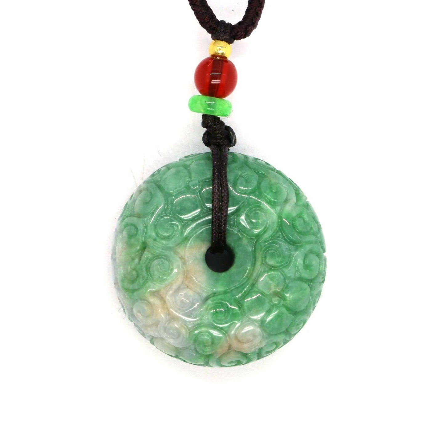 Type A Jadeite Jade Pendants Disc Series - Jade-collector.com