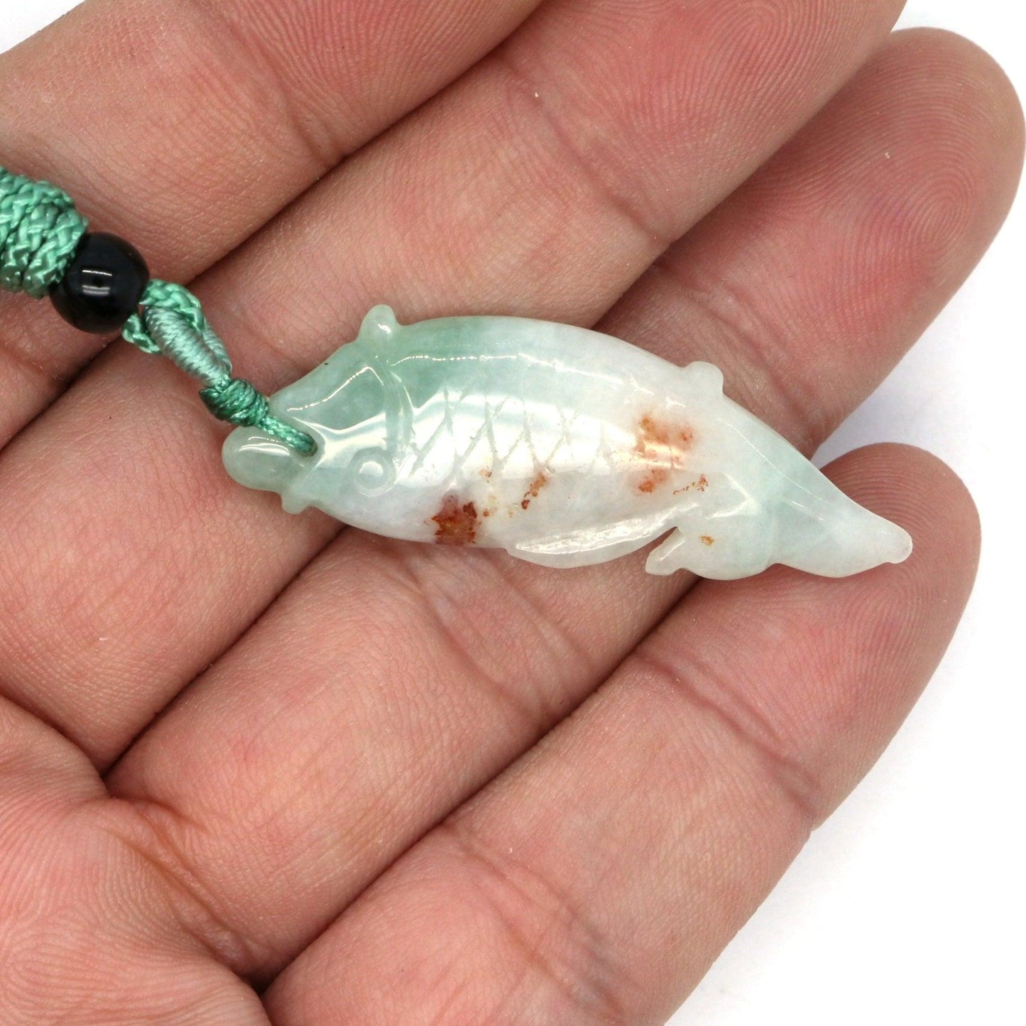 Type A Jadeite Jade Pendants Fish(FullFill USA) B09LSXJ7MR - Jade-collector.com
