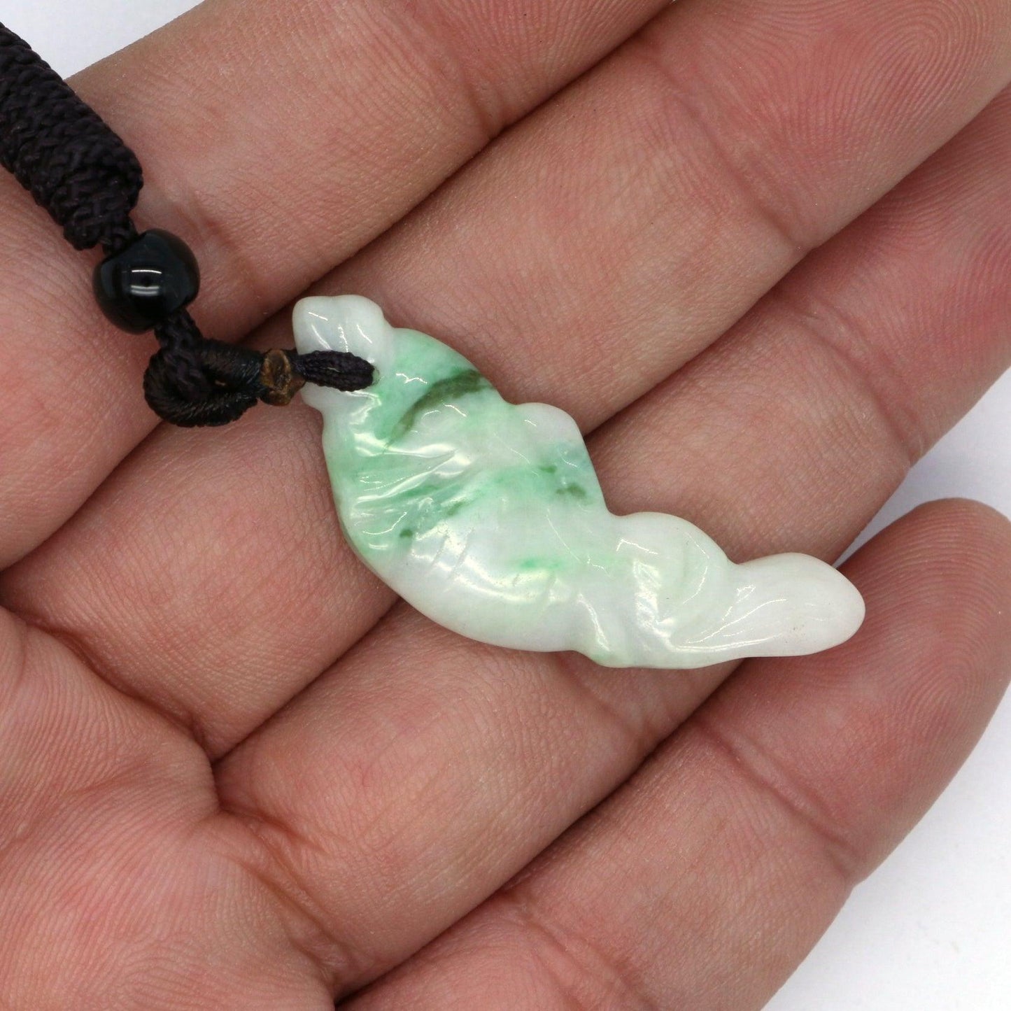 Type A Jadeite Jade Pendants Fish(FullFill USA) B09LSWPCB2 - Jade-collector.com
