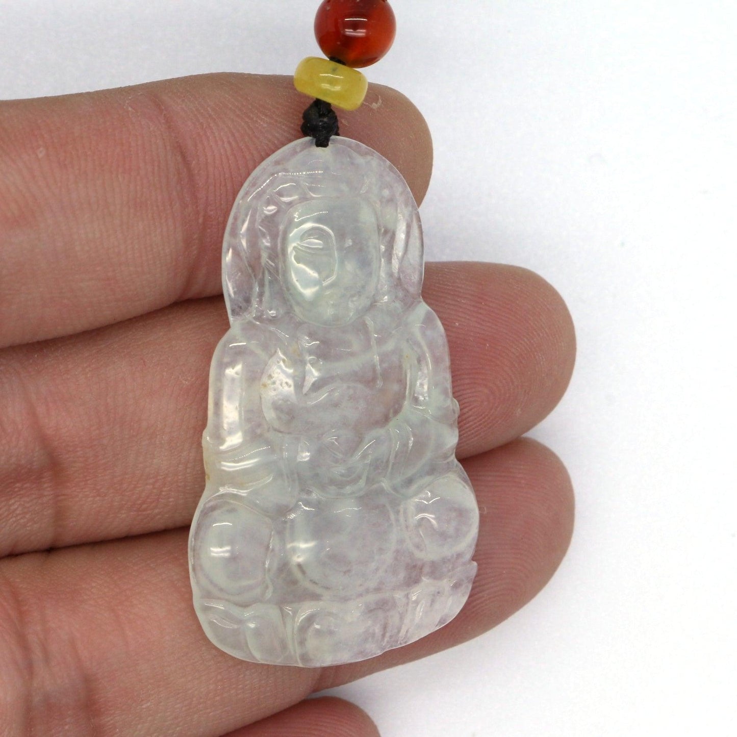 Type A Jadeite Jade Guanyin Pendants Series - Jade-collector.com