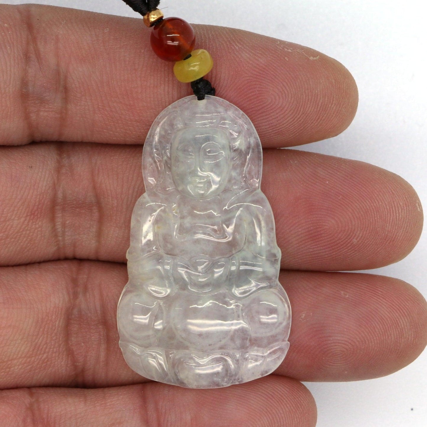 Type A Jadeite Jade Guanyin Pendants Series - Jade-collector.com