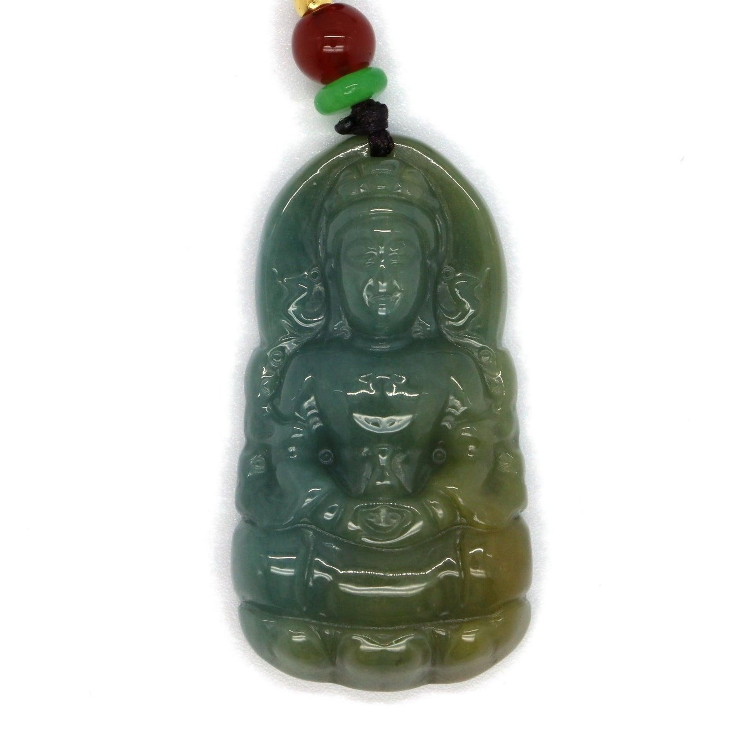 Type A Jadeite Jade Guanyin Pendants Series - Jade-collector.com