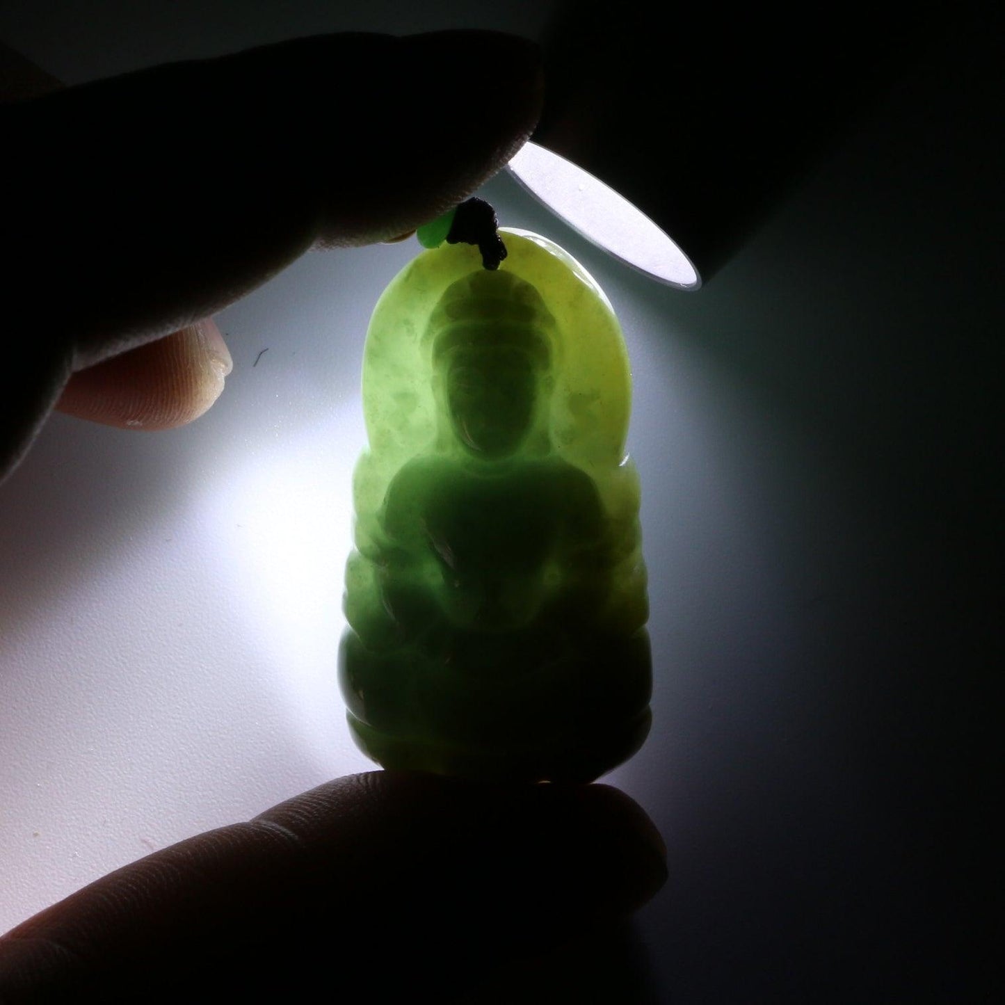Type A Jadeite Jade Guanyin Pendants Series - Jade-collector.com