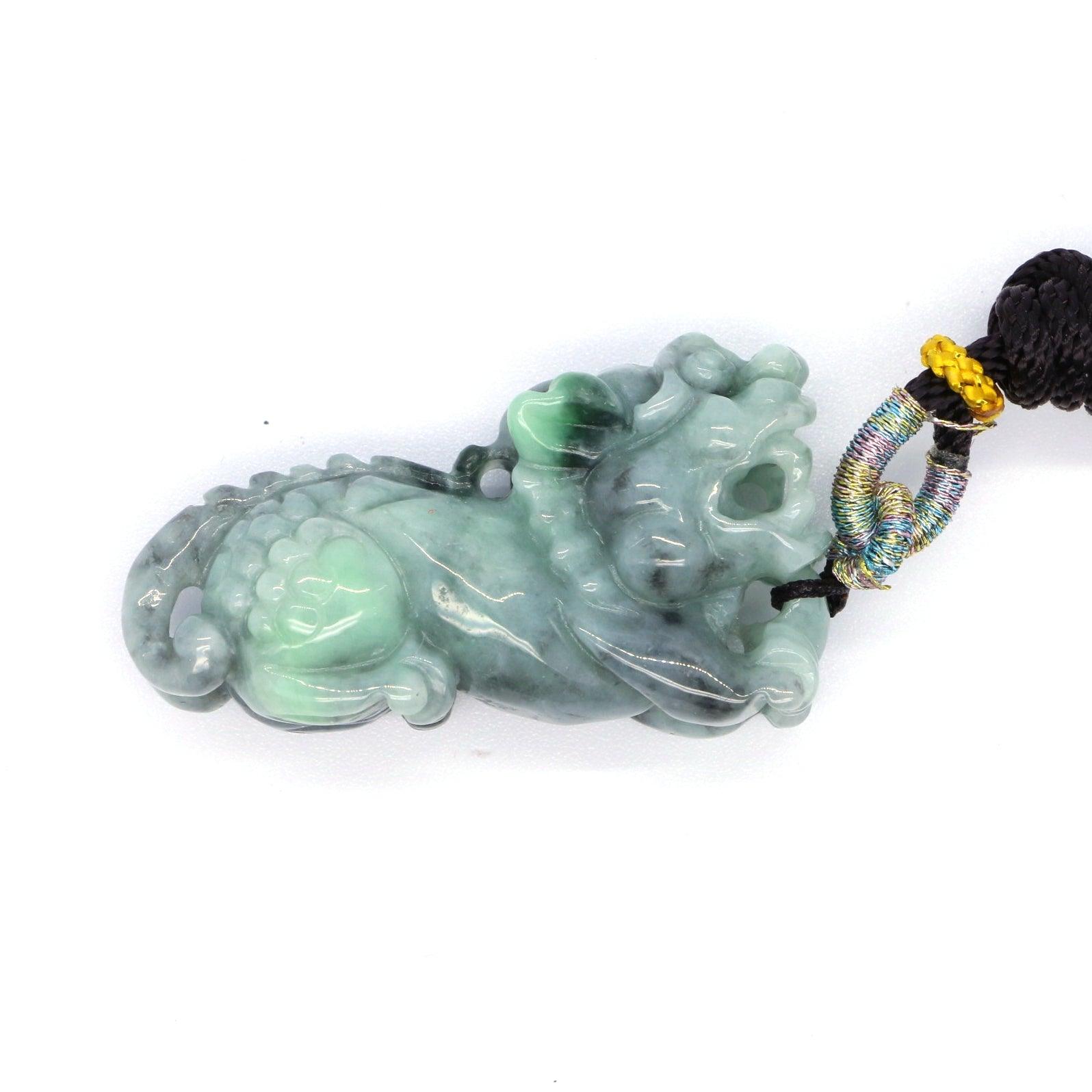 Type A Jadeite Jade Pendants Pixiu Series - Jade-collector.com