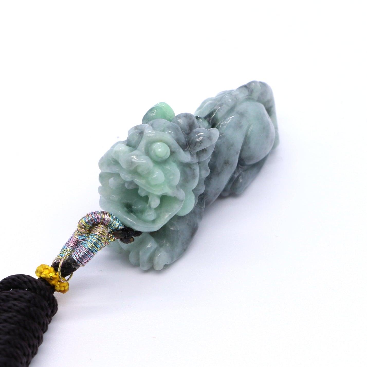 Type A Jadeite Jade Pendants Pixiu Series - Jade-collector.com