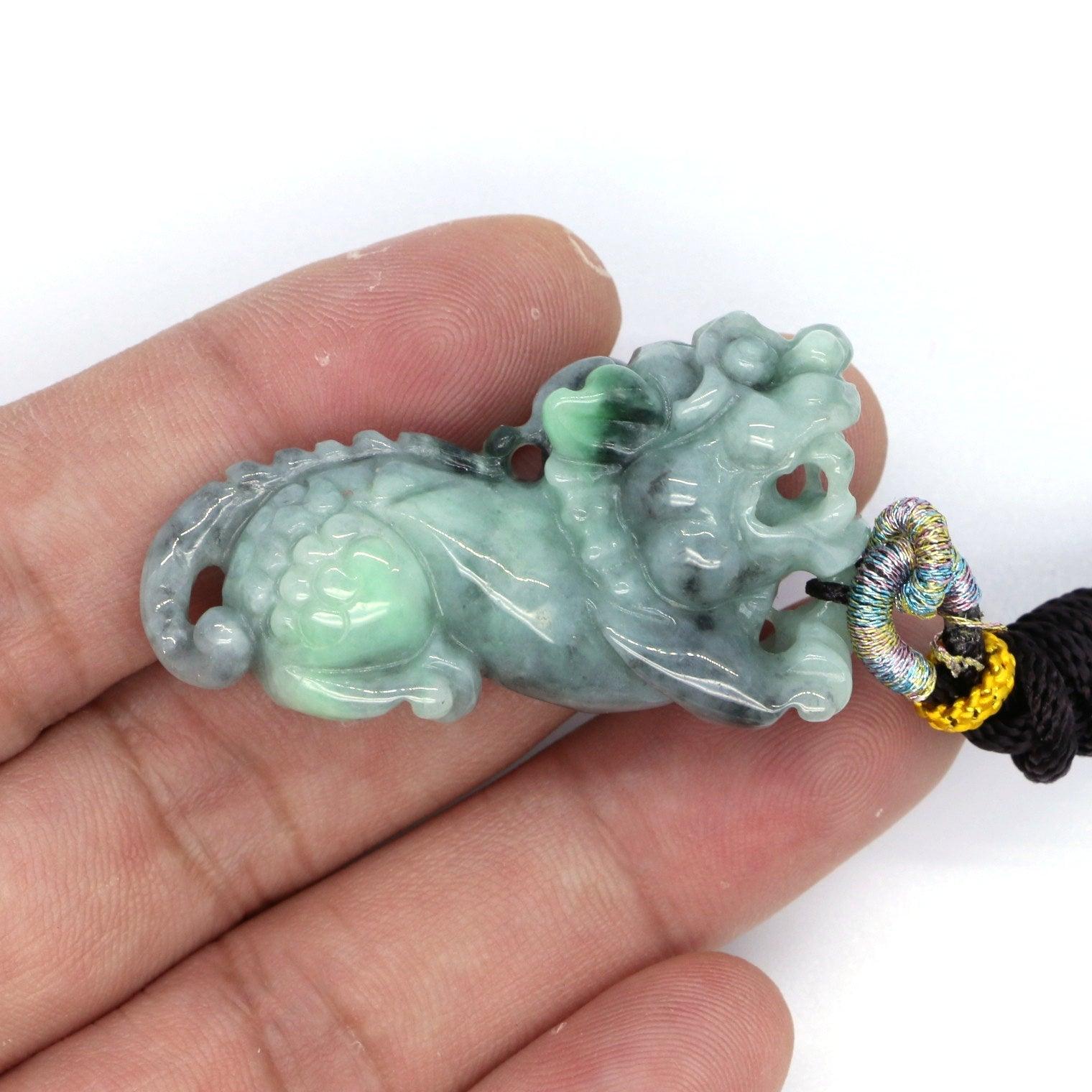 Type A Jadeite Jade Pendants Pixiu Series - Jade-collector.com