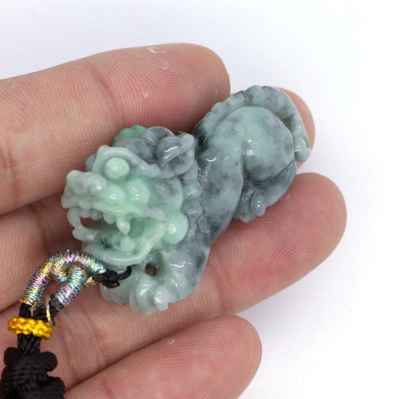 Type A Jadeite Jade Pendants Pixiu Series - Jade-collector.com