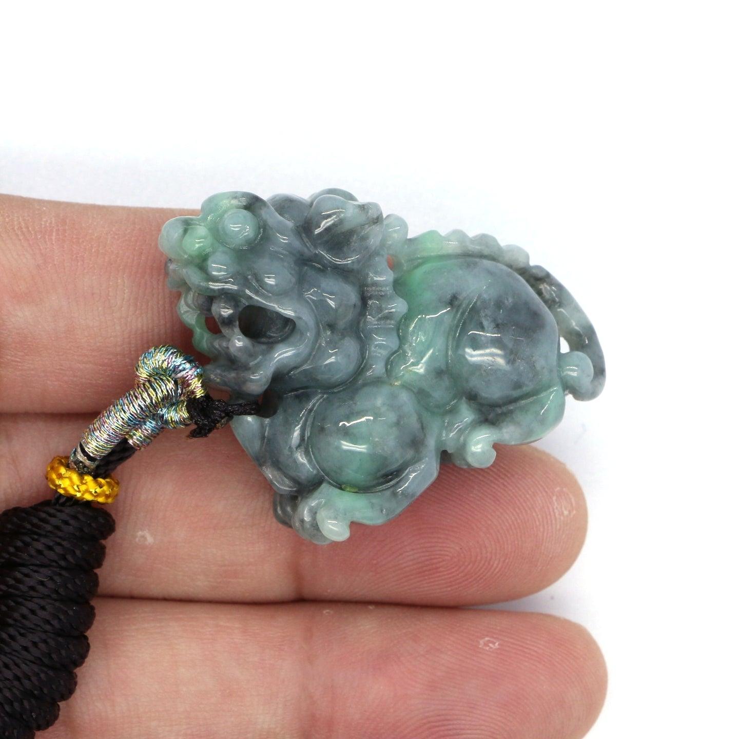 Type A Jadeite Jade Pendants Pixiu Series - Jade-collector.com