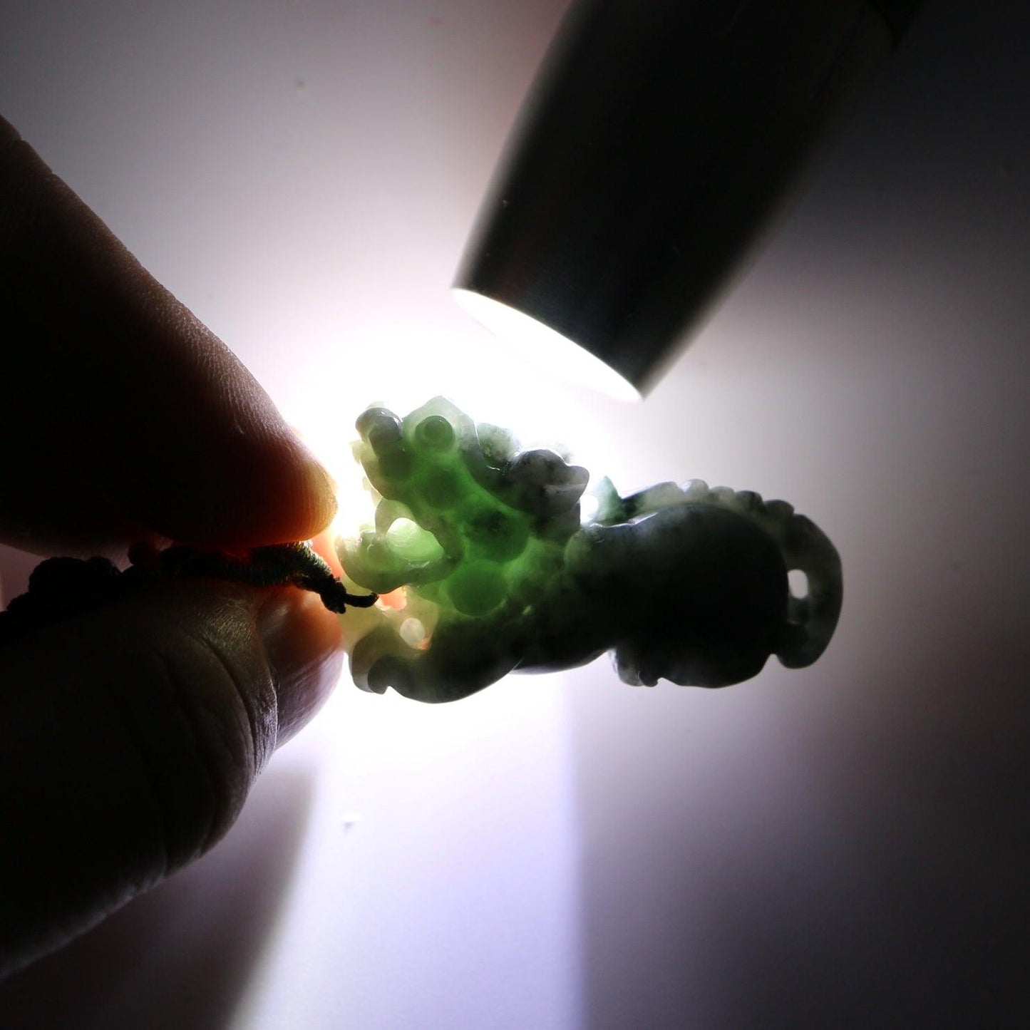Type A Jadeite Jade Pendants Pixiu Series - Jade-collector.com
