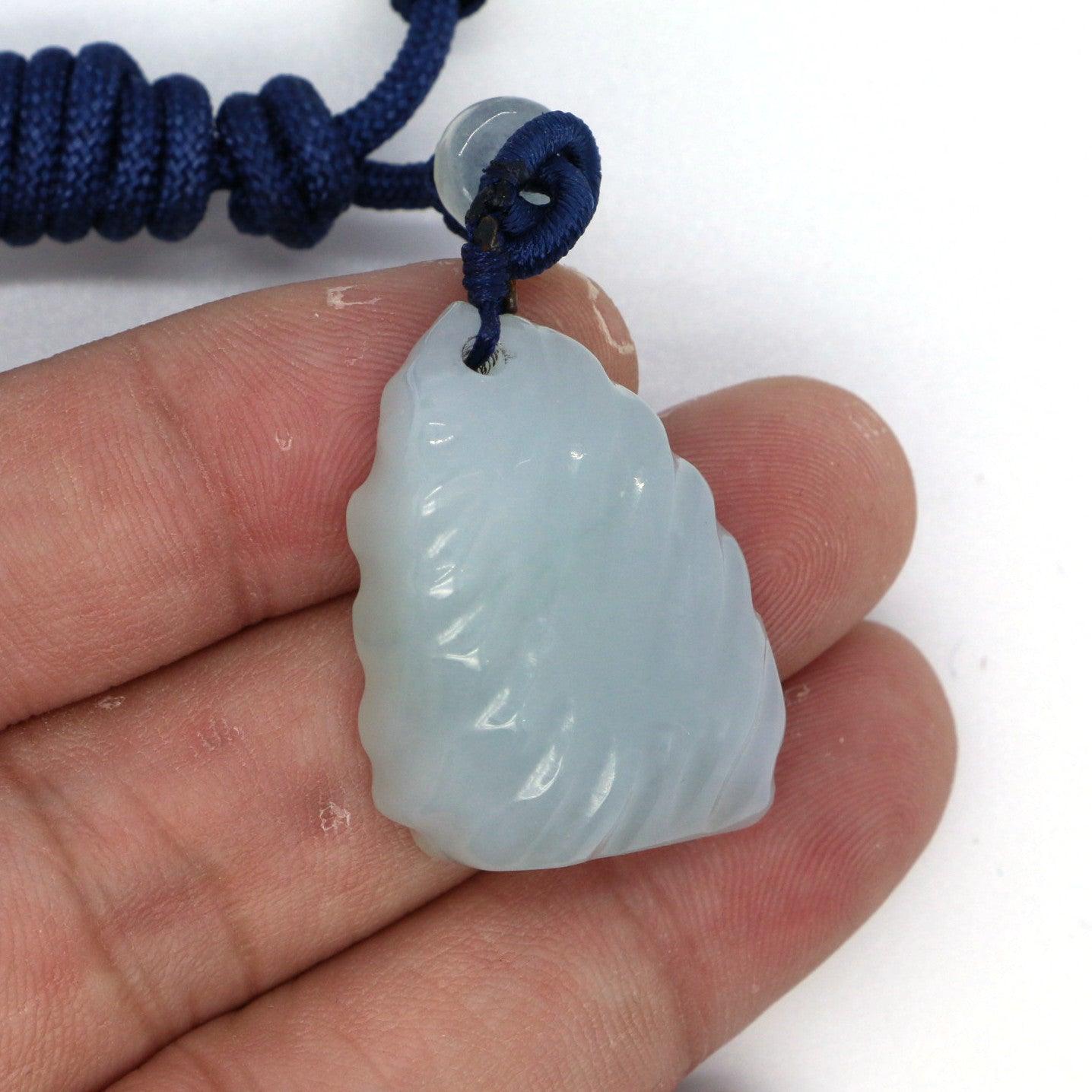 Type A Jadeite Jade Pendant Wave Series (Fullfill Germany) - Jade-collector.com