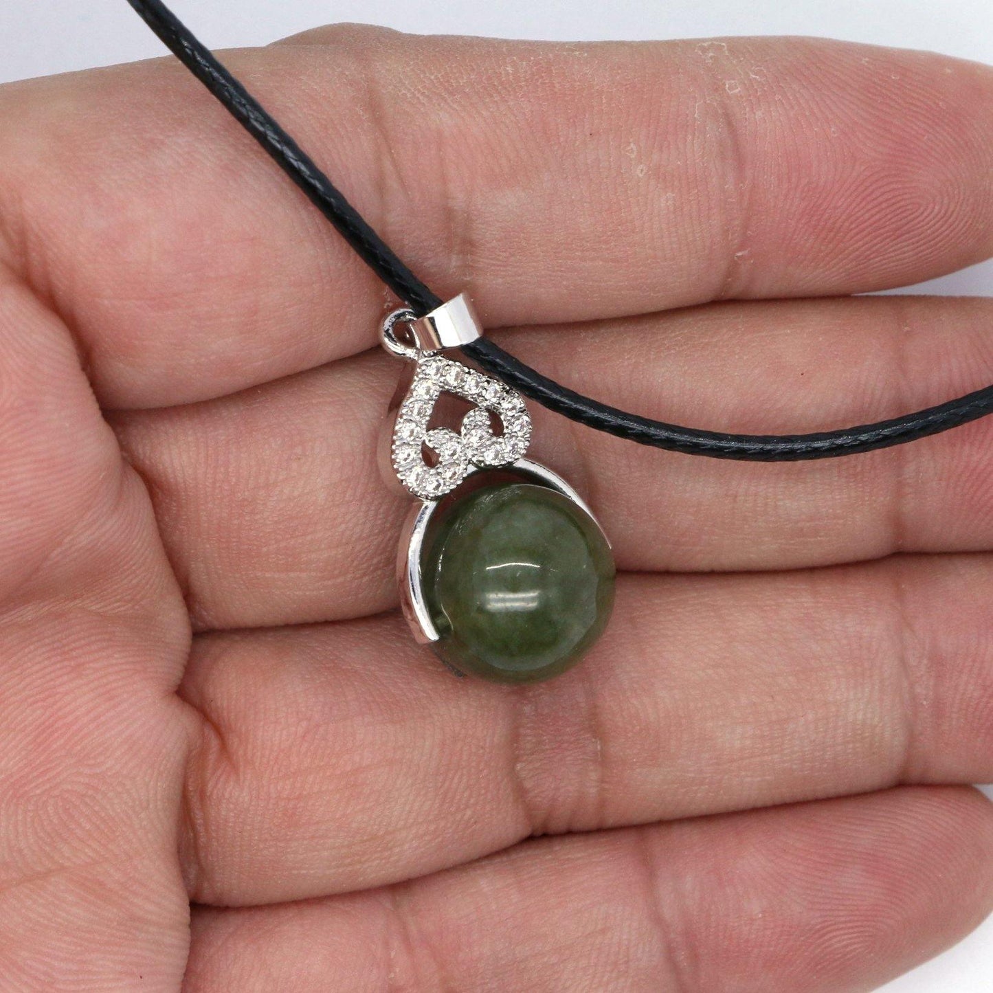 A Grade Jadeite Jade Pendants Ball Series 天然緬甸玉A貨寶珠吊墜系列 - Jade-collector.com