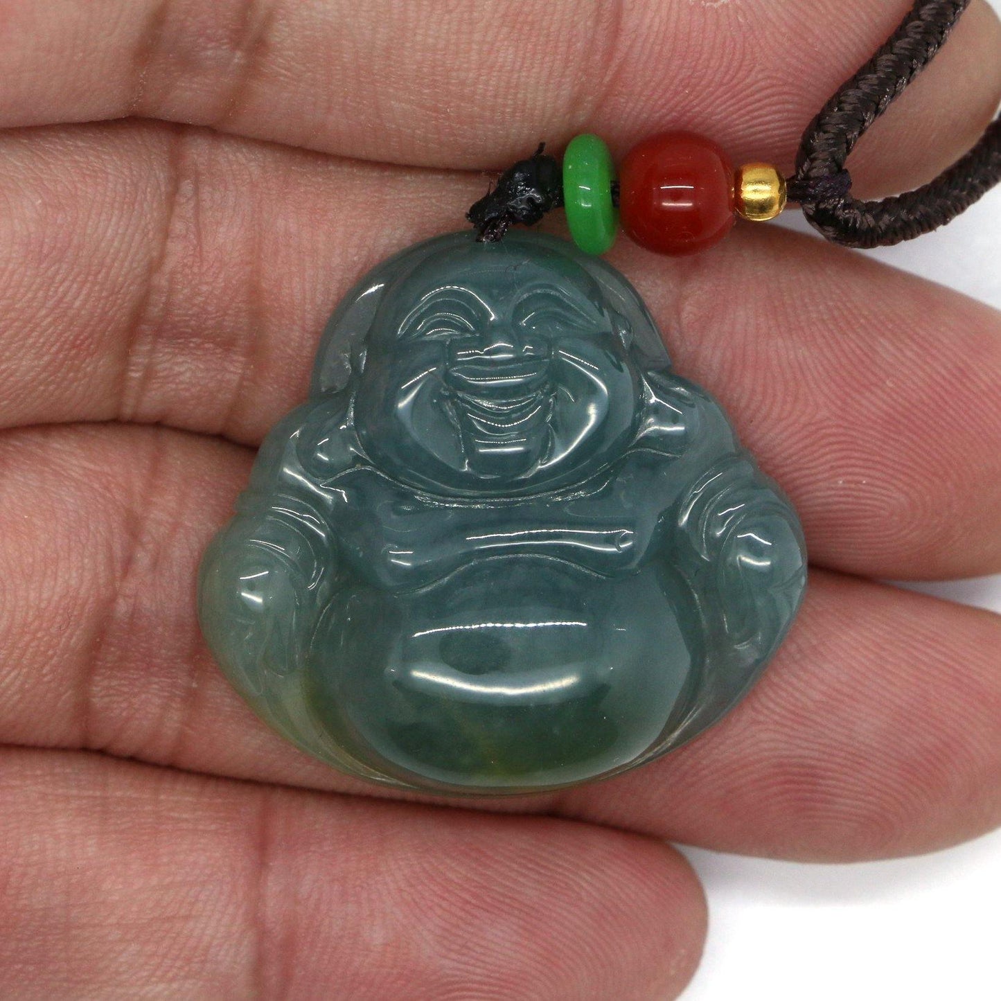 A Grade Jadeite Jade Pendants Budai Series 天然緬甸玉A貨翡翠佛公吊墜系列 - Jade-collector.com
