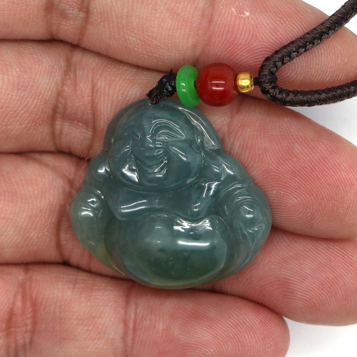 A Grade Jadeite Jade Pendants Budai Series 天然緬甸玉A貨翡翠佛公吊墜系列 - Jade-collector.com